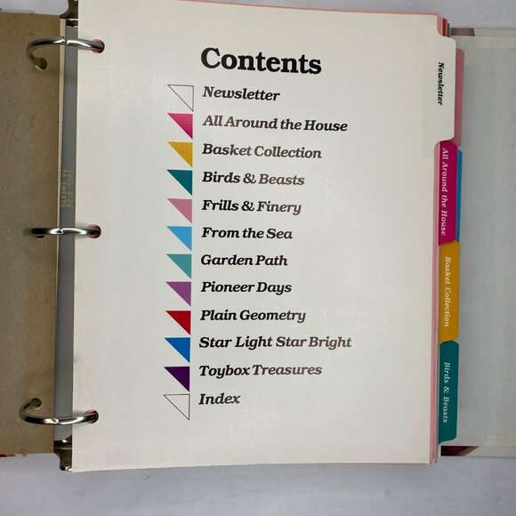 Vintage 1990 Georgia Bonesteel's Spinning Spools Pattern Club For Quilters Vol 1 - Picture 3 of 16